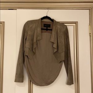 BCBG Suede Tan Jacket